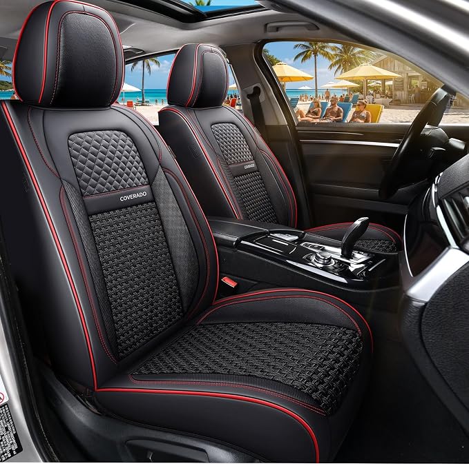 Universal Seat Covers — Front Seat — Black