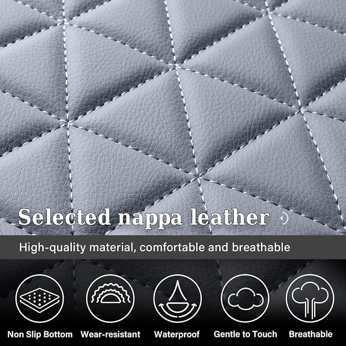 Seat Covers for Multiple Vehicles — Full Set — Gray