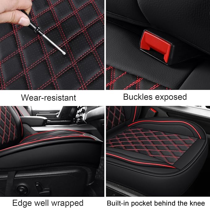 Seat Covers for Chevrolet Silverado / GMC Sierra — Front Seat — Red