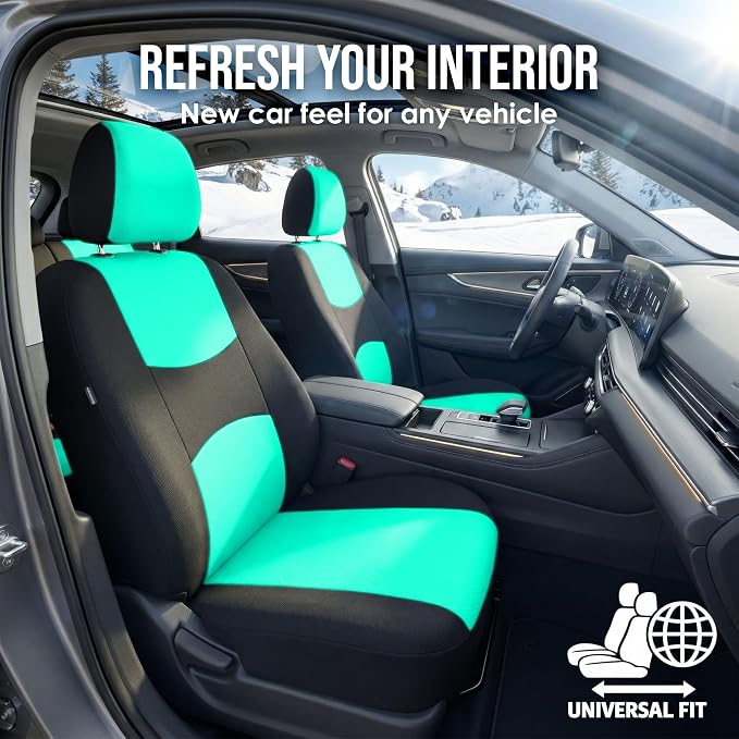 Universal Fabric Seat Covers — Full Set