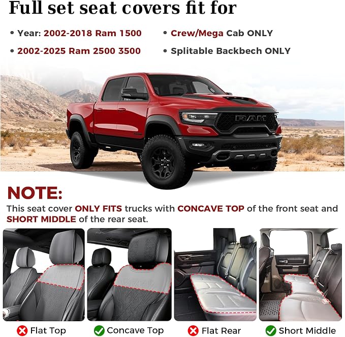 Seat Covers for Multiple Vehicles — Full Set — Brown