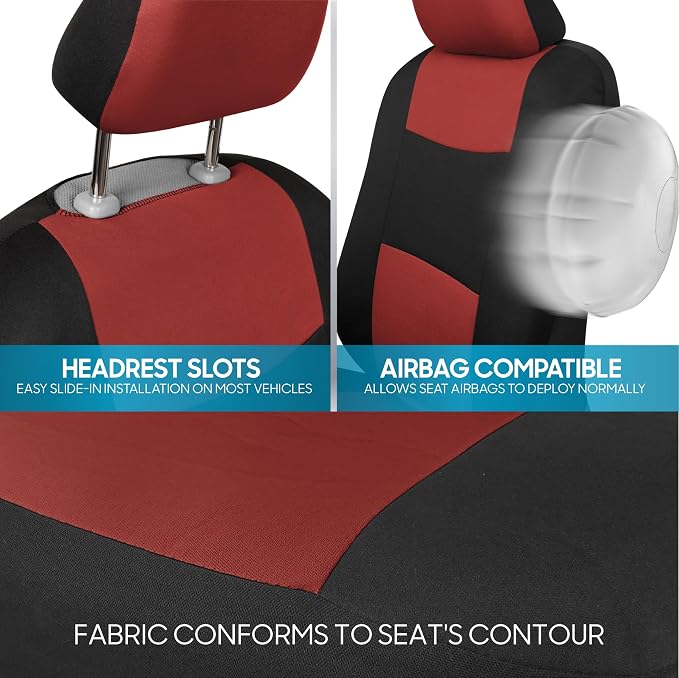 Car Seat Covers — Full Set — Black