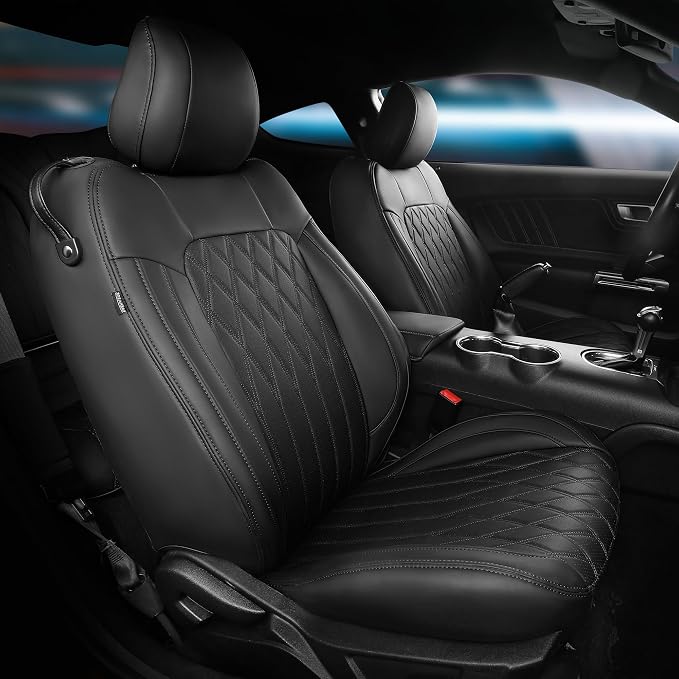Faux Leather Seat Covers for Ford Mustang — Full Set