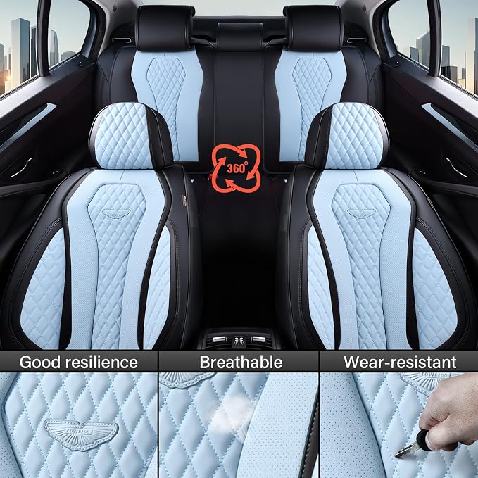 Universal Seat Covers — Front Seat — Blue