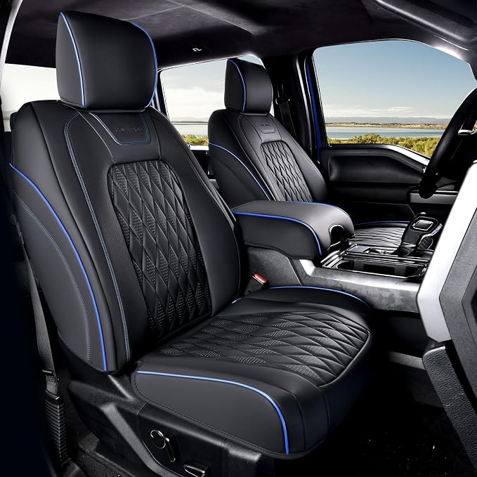 Seat Covers for Multiple Vehicles — Full Set — Blue