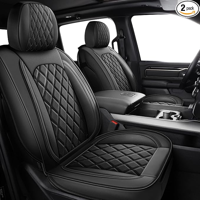 Seat Covers for Multiple Vehicles — Front Seat — Black