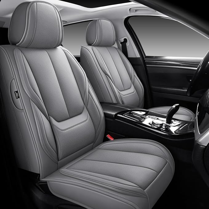Universal Seat Covers — Front Seat — Gray