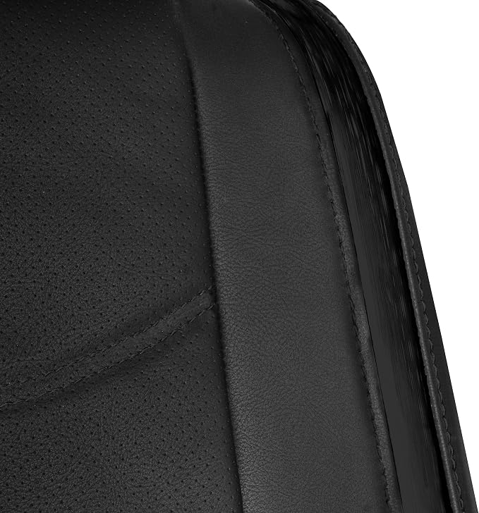 Universal Faux Leather Seat Covers — Full Set — Black