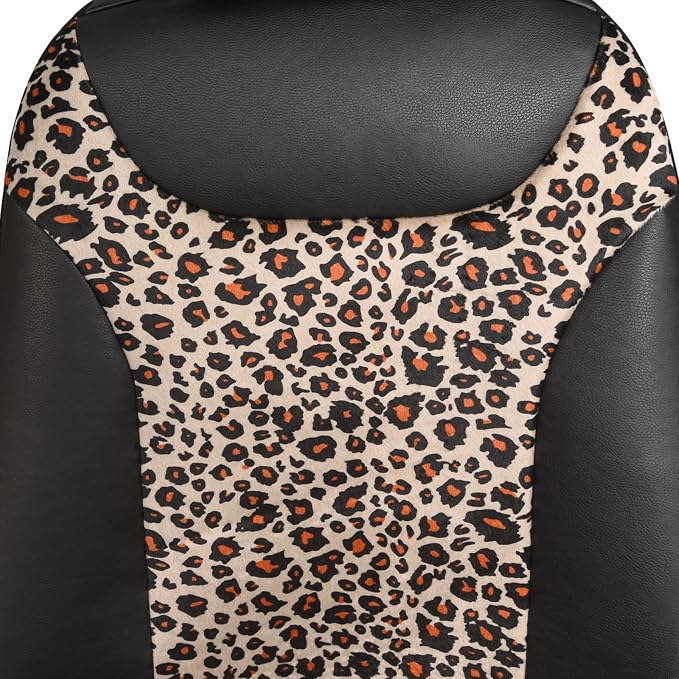 Universal Faux Leather Seat Covers — Front Seat