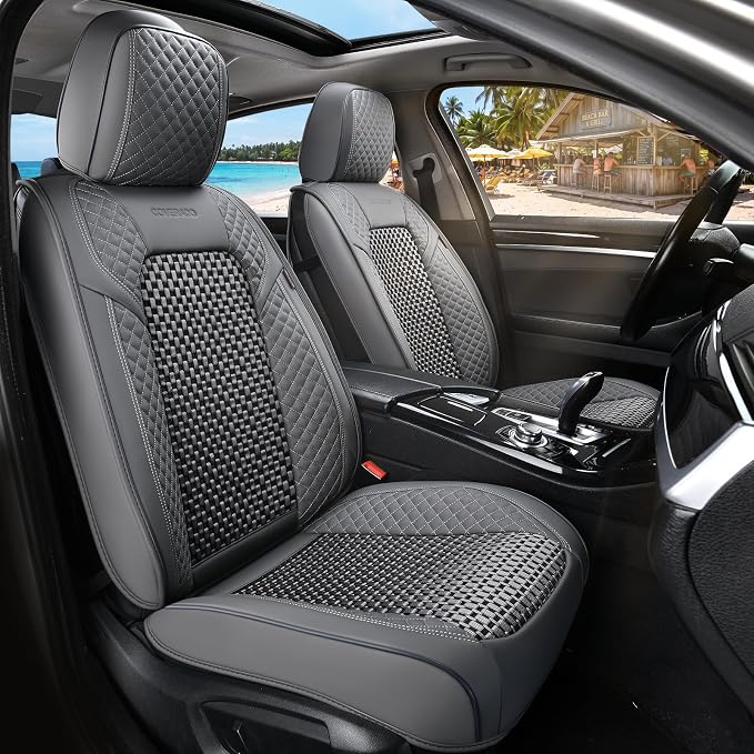 Universal Seat Covers — Full Set — Gray