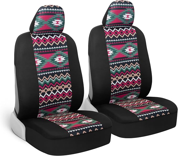 Universal Seat Covers — Front Seat — Pink