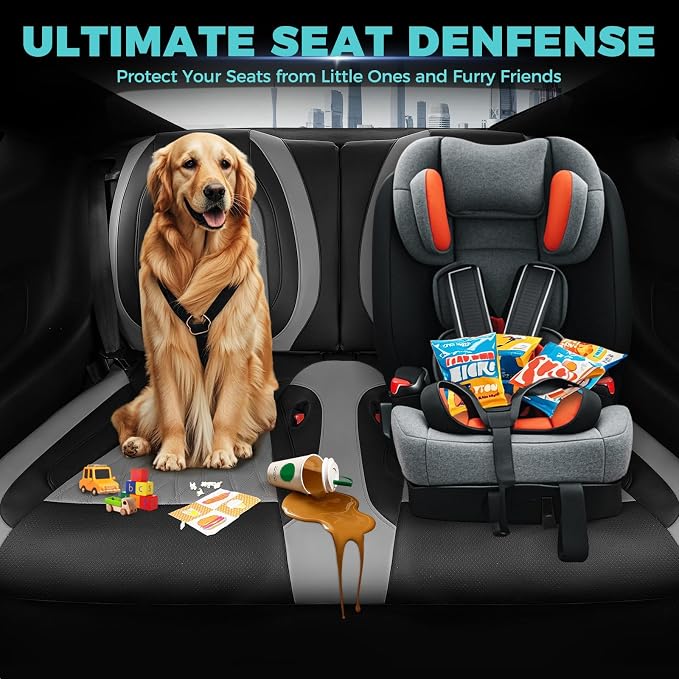 Faux Leather Seat Covers for Ford Mustang — Full Set