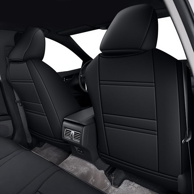 Faux Leather Seat Covers for Toyota Camry — Full Set — Black