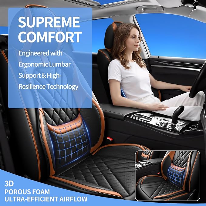Seat Covers for Nissan Versa — Full Set — Brown