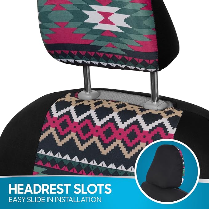 Universal Seat Covers — Front Seat — Pink
