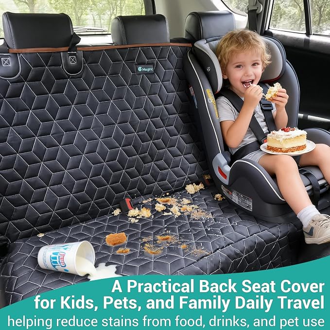 Pet Car Seat Protector — Front Seat — Brown