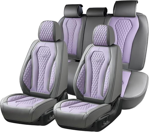 Universal Seat Covers — Full Set — Purple