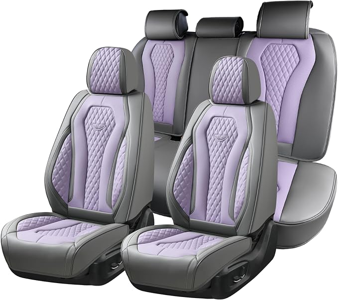 Universal Seat Covers — Full Set — Purple