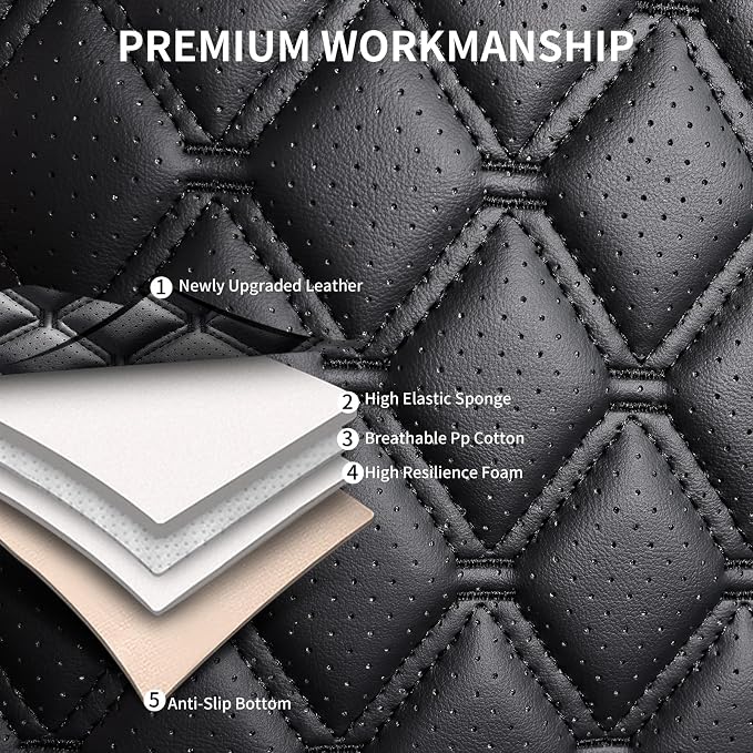 Universal Seat Covers — Front Seat — Black