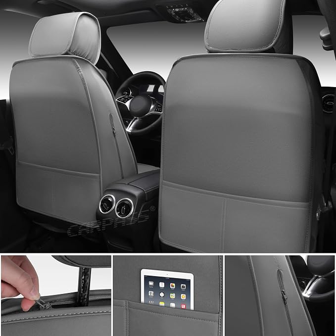 Universal Seat Covers — Full Set — Gray