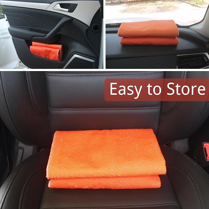 Car Seat Covers — Front Seat — Orange