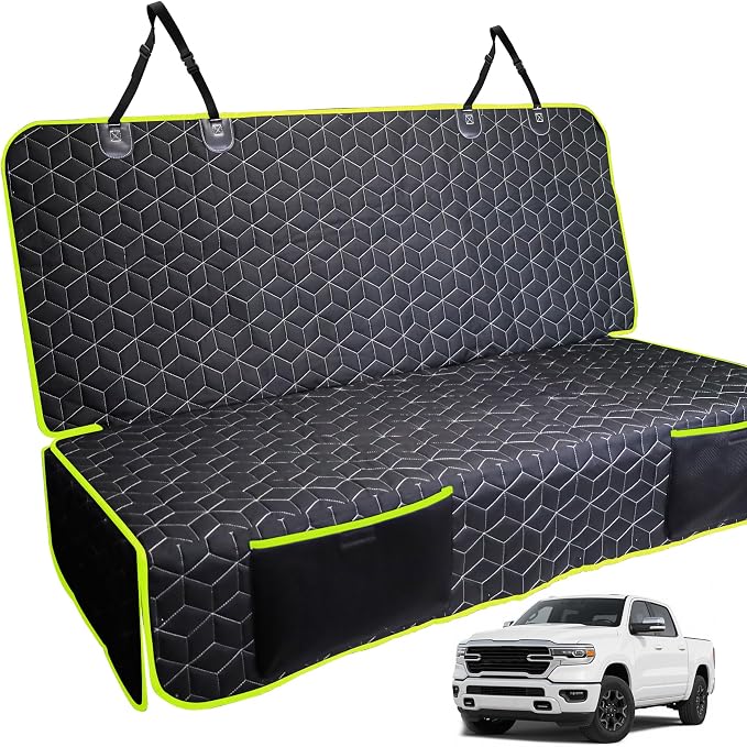 Pet Car Seat Protector — Front Seat — Green