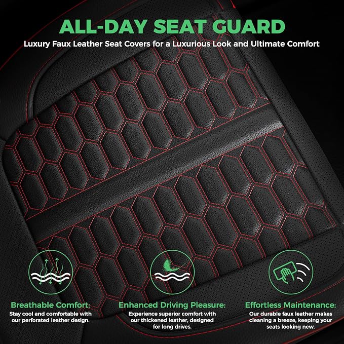 Faux Leather Seat Covers for Chevrolet Silverado / GMC Sierra