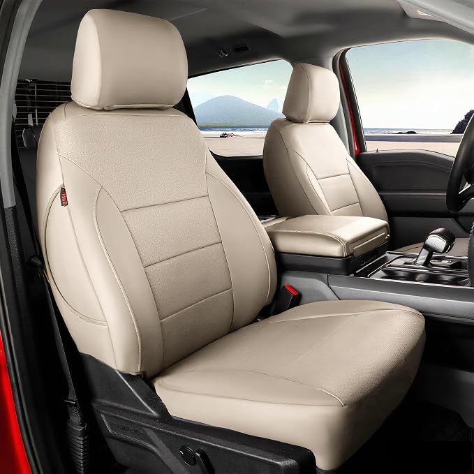 Seat Covers for Multiple Vehicles — Full Set — Beige