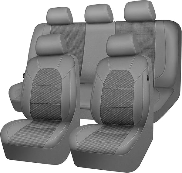 Universal Seat Covers — Full Set — Gray