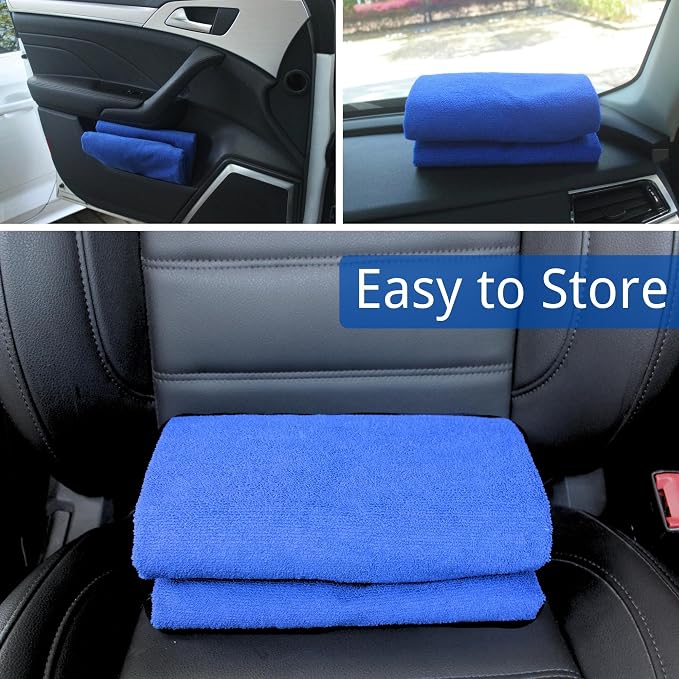 Car Seat Covers — Front Seat — Blue
