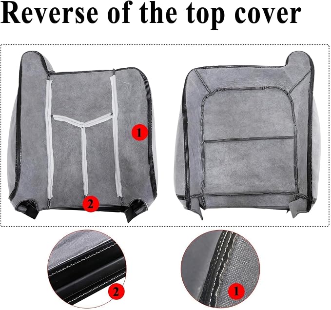 Replacement Seat Upholstery — Gray