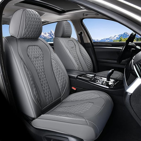 Universal Seat Covers — Full Set — Gray