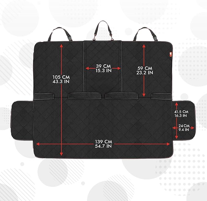 Pet Car Seat Protector — Gray