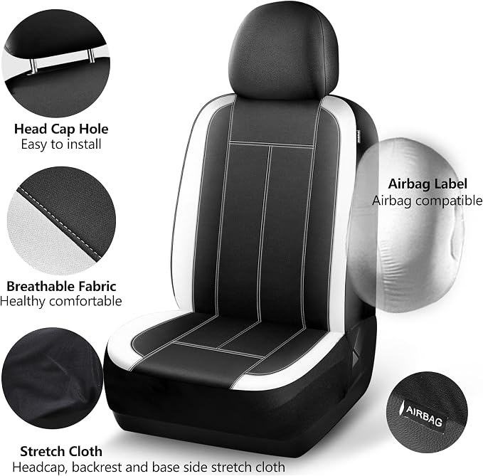 Universal Neoprene Seat Covers — Full Set
