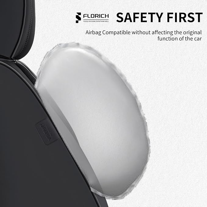 Universal Seat Covers — Full Set — Black / Beige