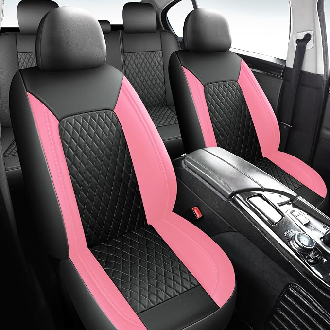 Universal Faux Leather Seat Covers — Full Set