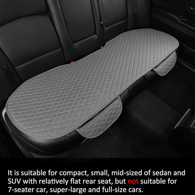 Universal Fabric Seat Covers — Front Seat — Gray