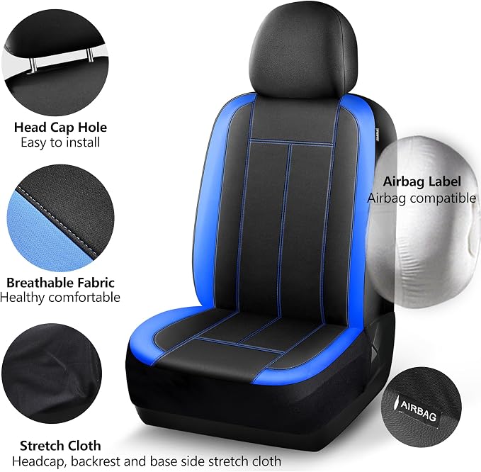 Universal Neoprene Seat Covers — Full Set