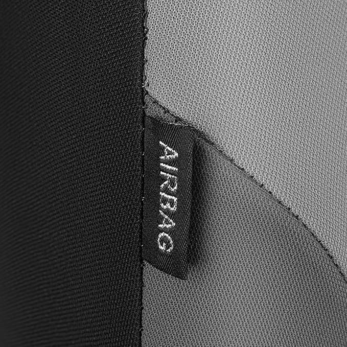 Universal Seat Covers — Front Seat — Gray / Black