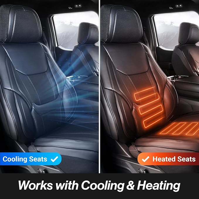 Seat Covers for Ford F-150 — Full Set — Black