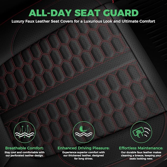 Faux Leather Seat Covers for Chevrolet Silverado / GMC Sierra