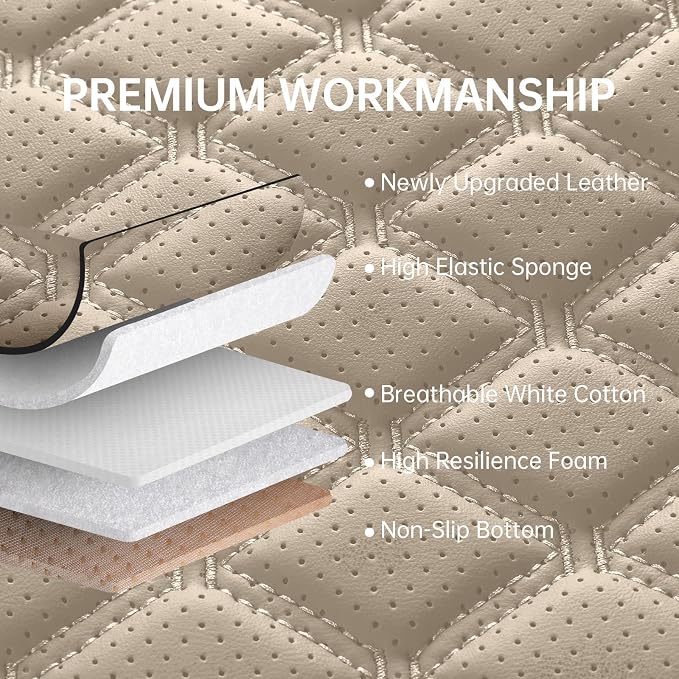 Universal Seat Covers — Full Set — Beige