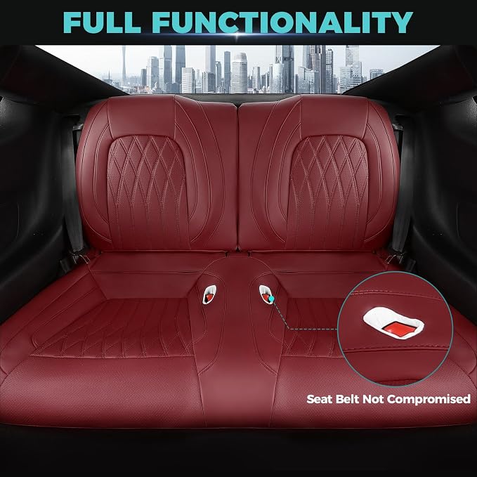 Faux Leather Seat Covers for Ford Mustang — Full Set