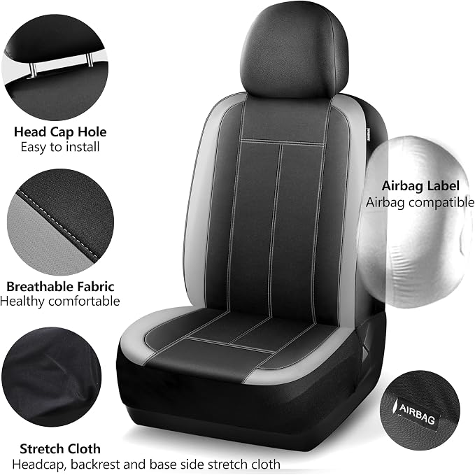 Universal Neoprene Seat Covers — Front Seat