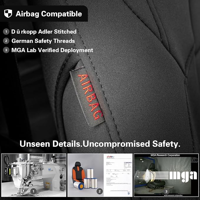 Neoprene Seat Covers for Toyota 4Runner — Full Set — Black