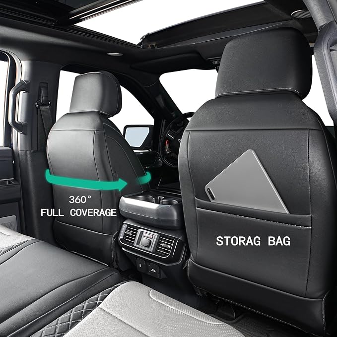 Seat Covers for Ford F-150 — Black / Gray