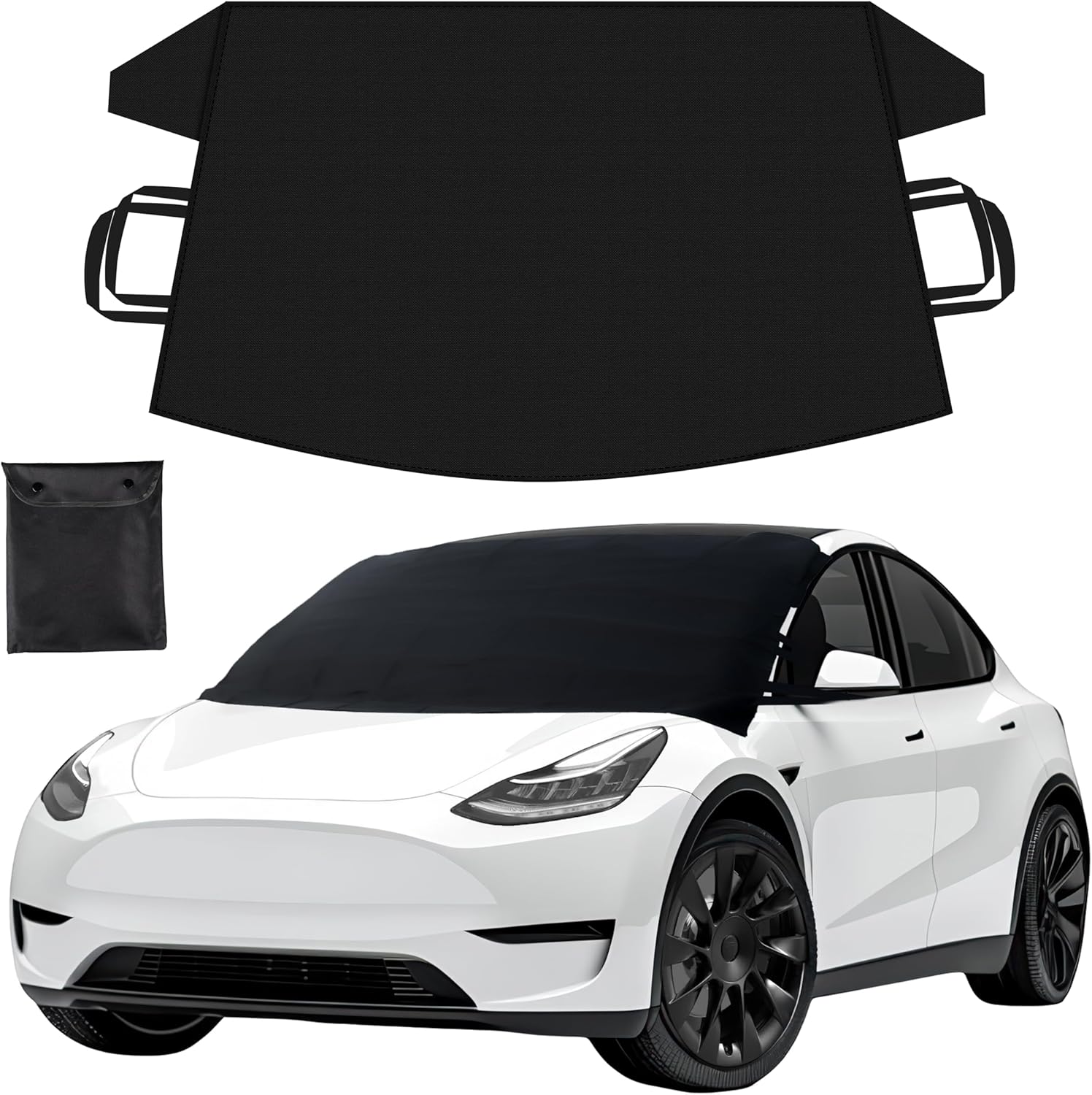 WinterShield Heavy-Duty Car Windshield Cover - 600D Oxford Snow & Ice Protector Large 81ZtmwE62VL._AC_SL1500