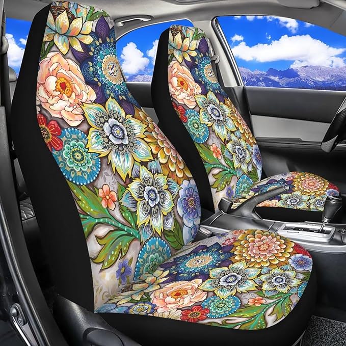 Universal Fabric Seat Covers — Front Seat