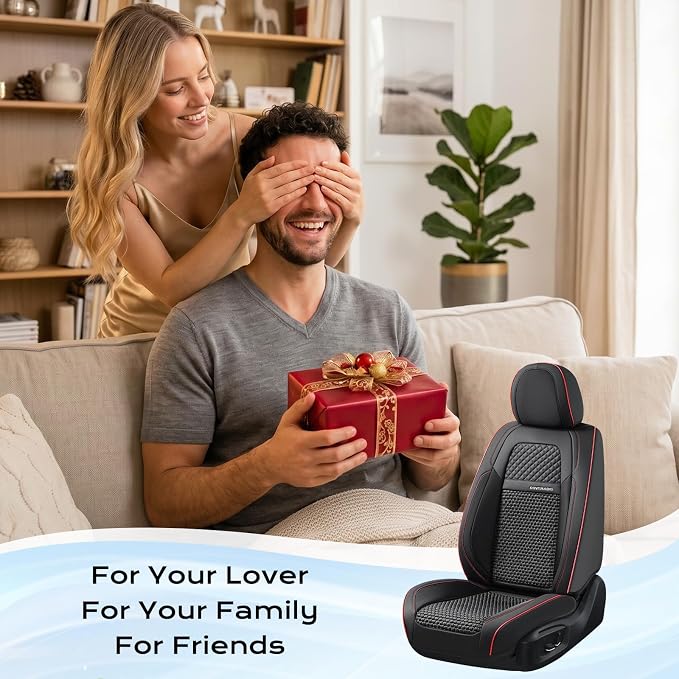 Universal Seat Covers — Front Seat — Black