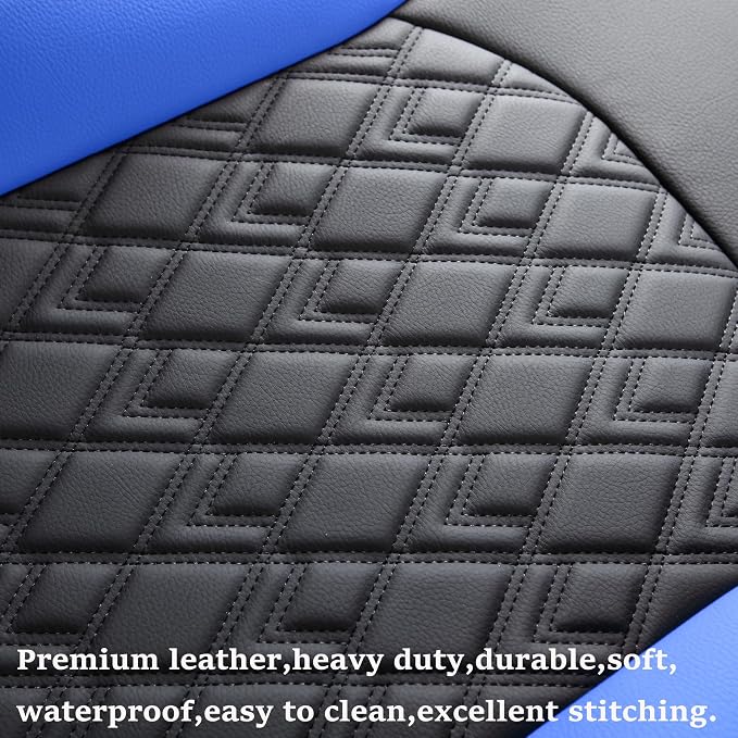 Seat Covers for Chevrolet Silverado / GMC Sierra — Front Seat — Black / Blue